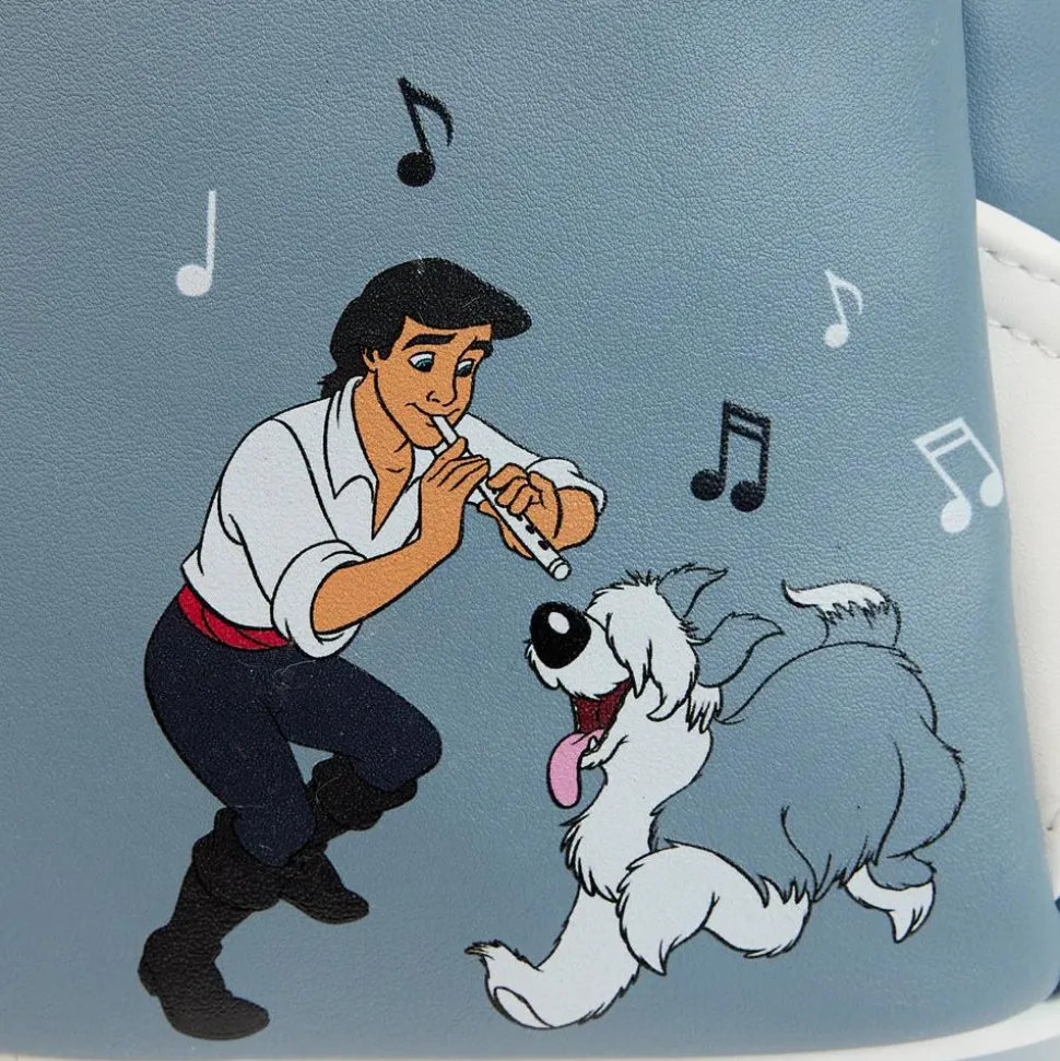 The Little Mermaid (1989) - Max Cosplay 10” Faux Leather Mini Backpack