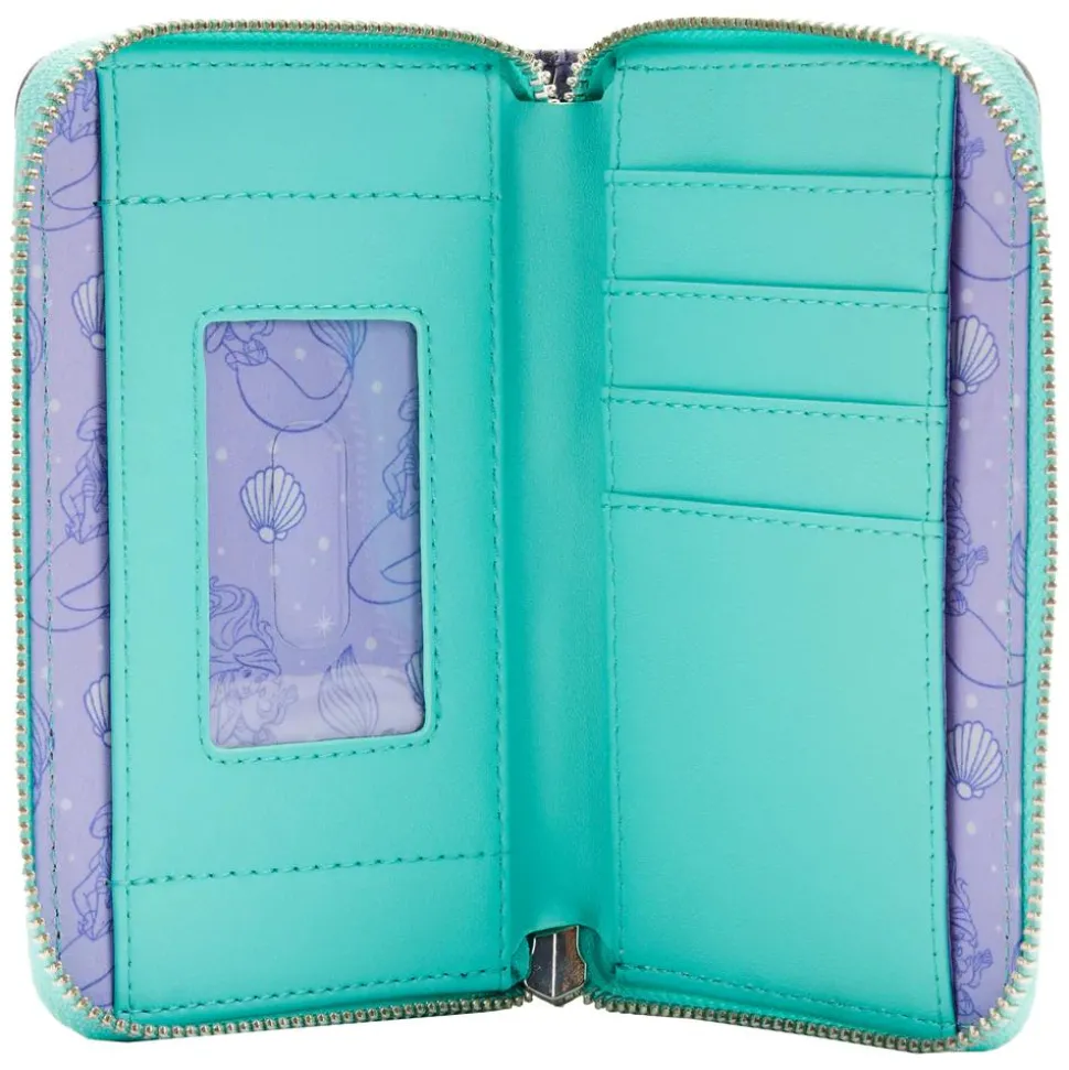 The Little Mermaid (1989) - Scenes 4” Zip-Around Wallet