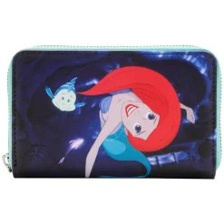 The Little Mermaid (1989) - Scenes 4” Zip-Around Wallet