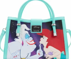 The Little Mermaid (1989) - Scenes 8” Faux Leather Crossbody Bag