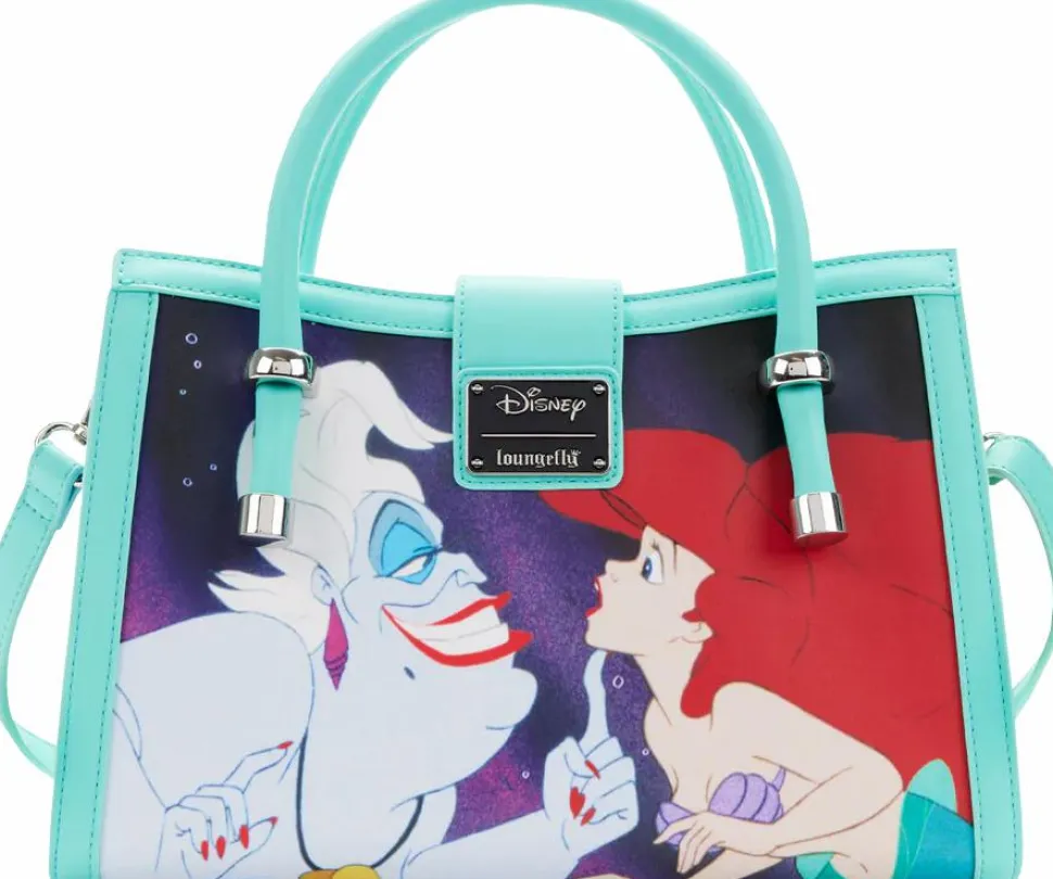 The Little Mermaid (1989) - Scenes 8” Faux Leather Crossbody Bag