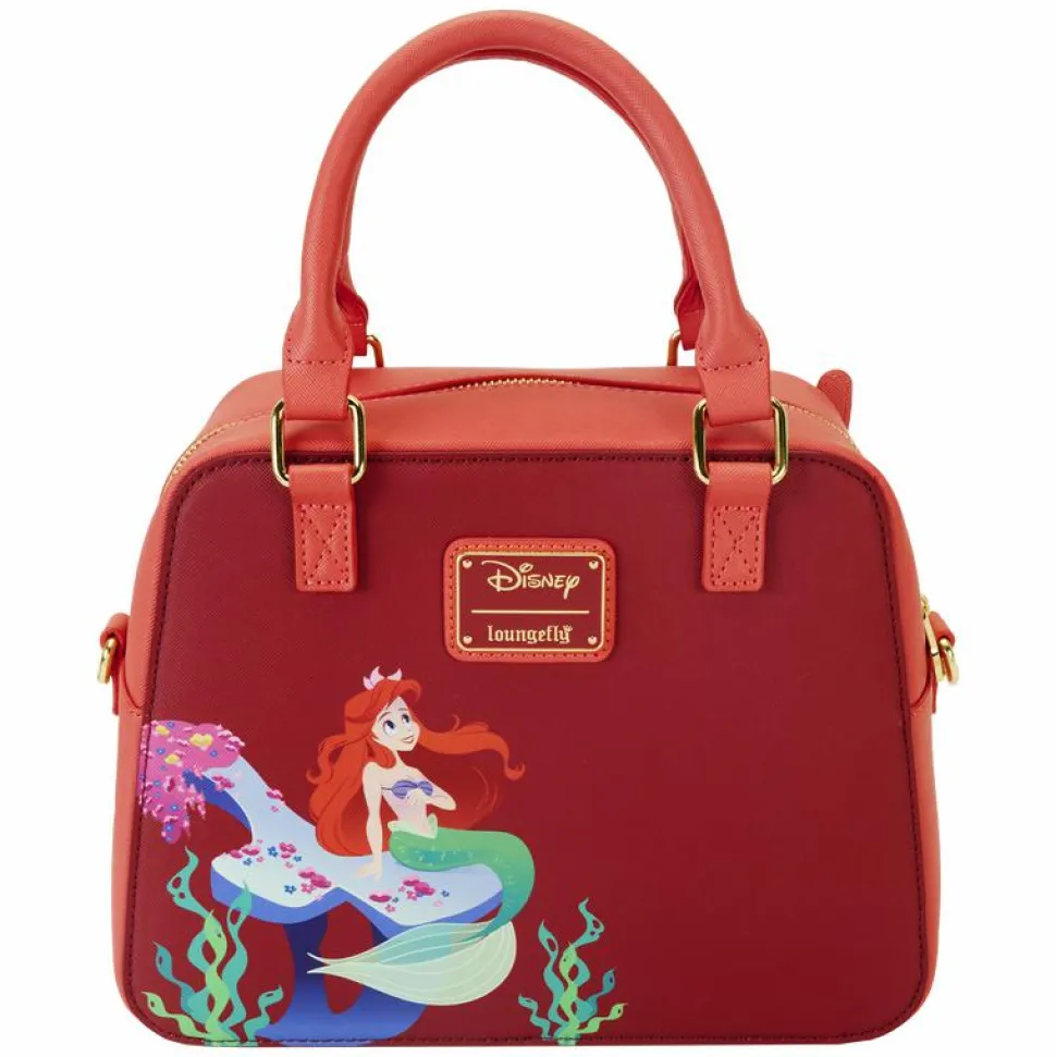 The Little Mermaid (1989) - 35th Anniversary Ariel Cosplay Glow in the Dark 8” Faux Leather Crossbody Bag