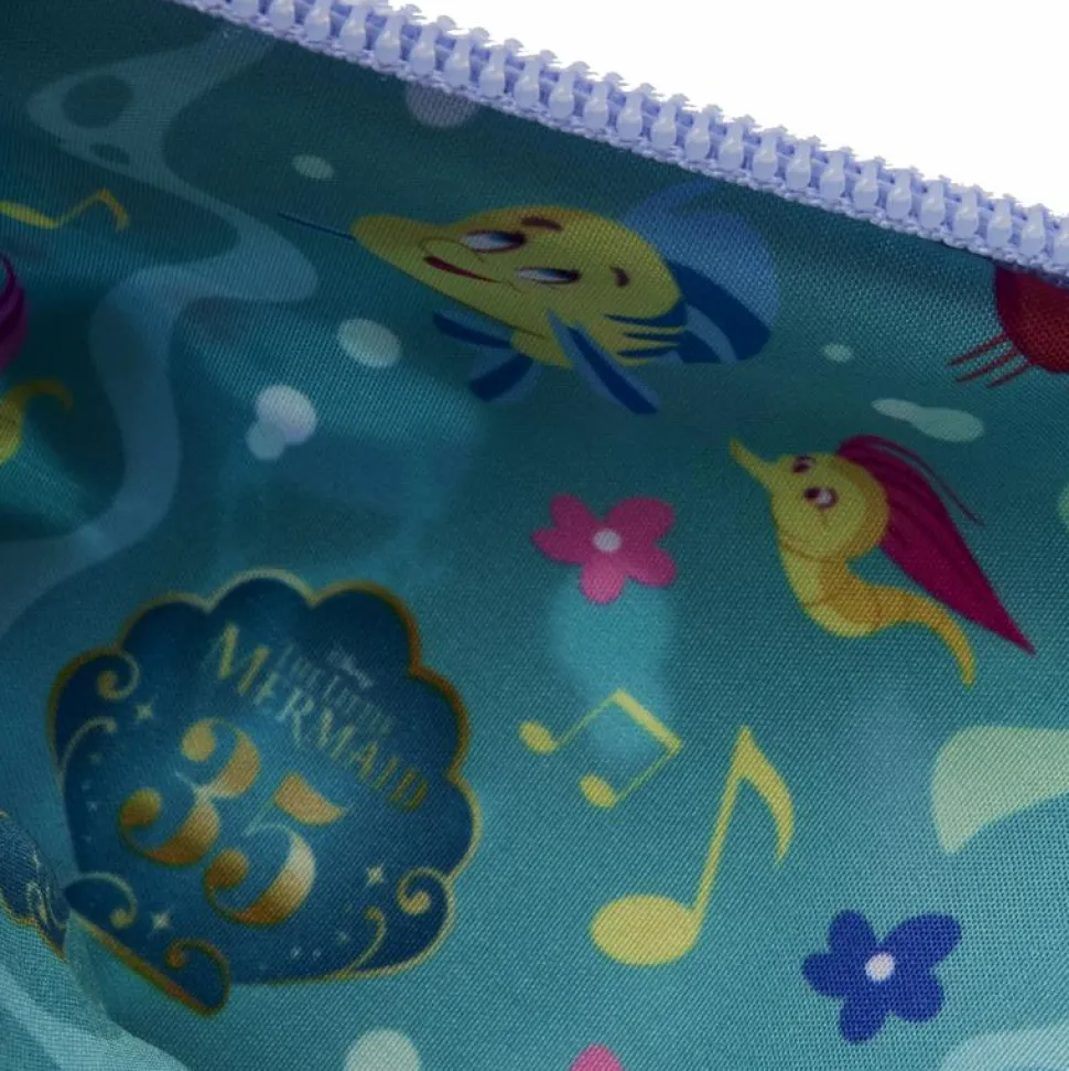 The Little Mermaid (1989) - 35th Anniversary Life is the Bubbles 4" Nylon Wristlet Wallet