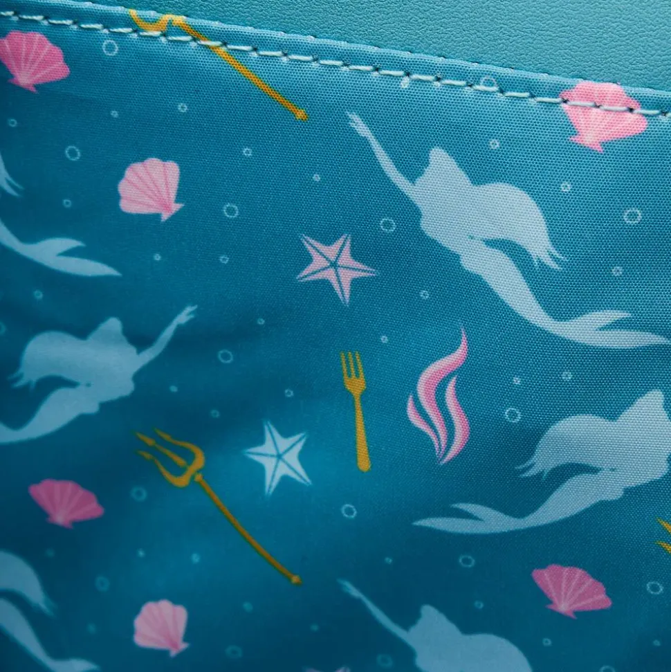 The Little Mermaid (1989) - Triton’s Gift 8” Faux Leather Crossbody Bag
