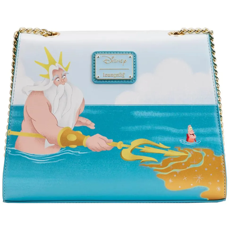 The Little Mermaid (1989) - Triton’s Gift 8” Faux Leather Crossbody Bag