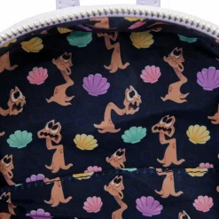 The Little Mermaid (1989) - Ursula Lair Glow in the Dark 10” Faux Leather Mini Backpack