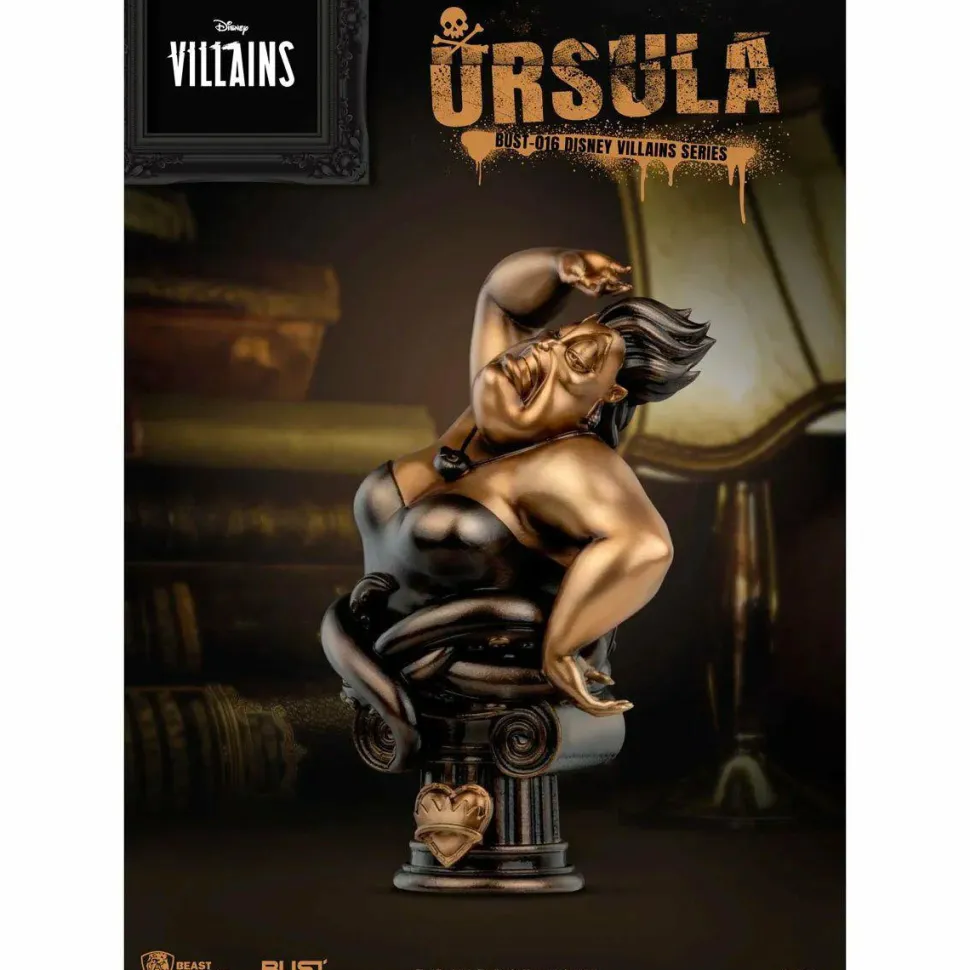 The Little Mermaid (1989) - Ursula Disney Villains 6" Faux Bronze Bust