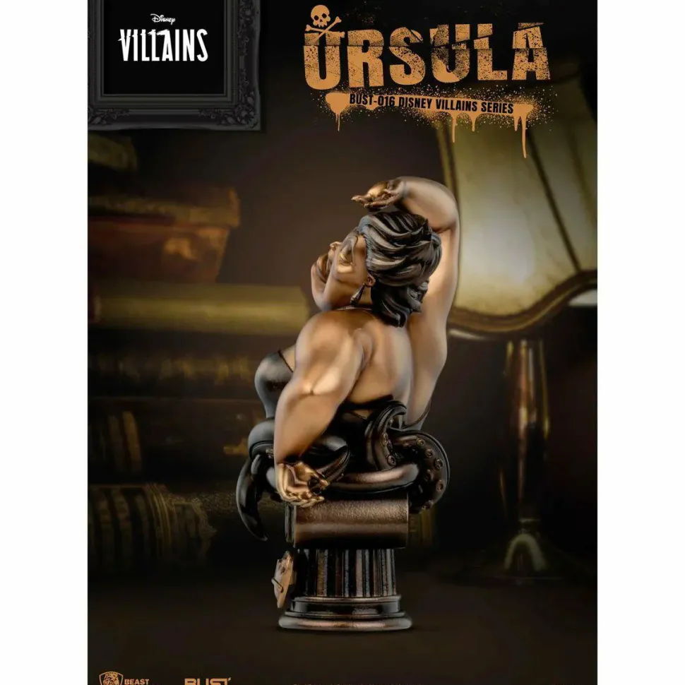 The Little Mermaid (1989) - Ursula Disney Villains 6" Faux Bronze Bust