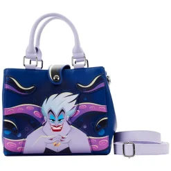 The Little Mermaid (1989) - Ursula Plotting Glow in the Dark 6” Faux Leather Crossbody Bag