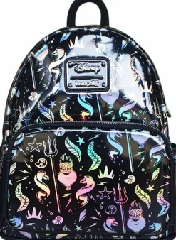 The Little Mermaid (1989) - Ursula Iridescent 10" Faux Leather Mini Backpack