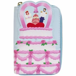 The Little Mermaid (1989) - Wedding Cake 4” Faux Leather Zip-Around Wallet