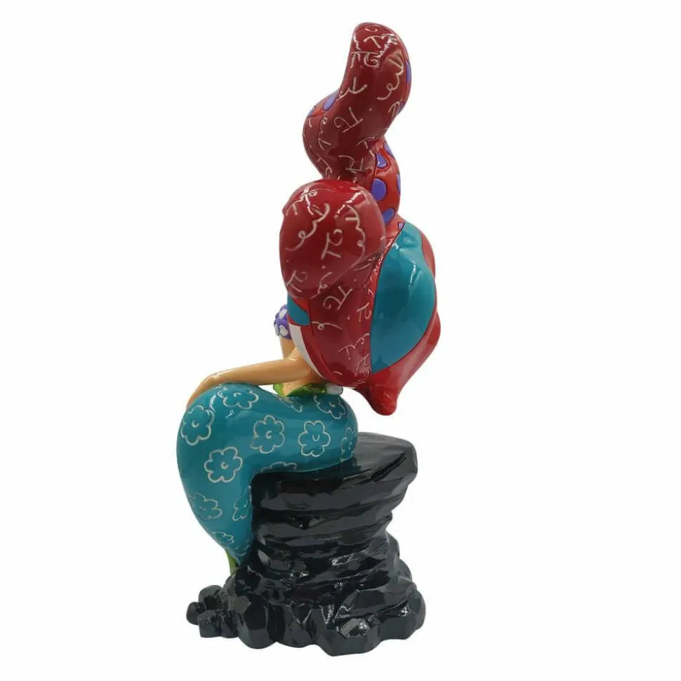 The Little Mermaid - Ariel on Rock 6.5” Statue by Romero Britto