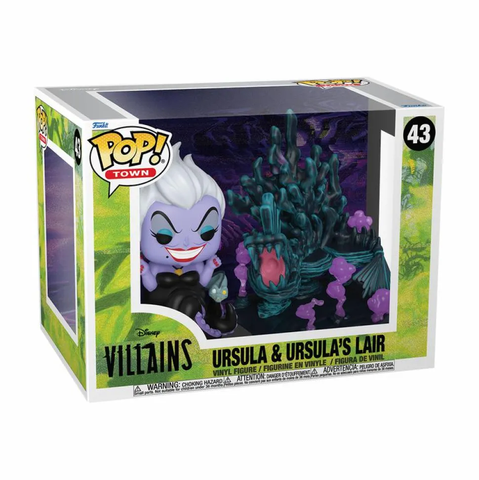The Little Mermaid - Ursula & Ursula’s Lair Disney Villains Pop! Town Vinyl Figure