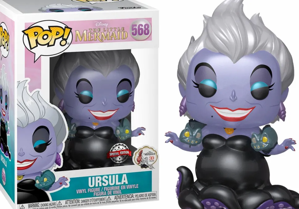 The Little Mermaid - Ursula with Eels Metallic Pop! Vinyl Figure