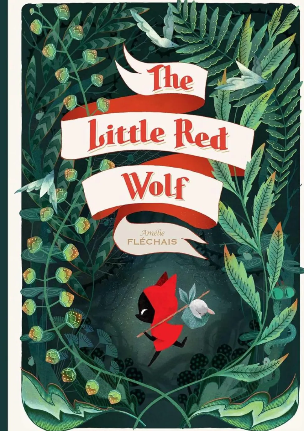 The Little Red Wolf by Amelie Flechais Paperback Book