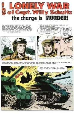 The Lonely War of Capt. Willy Schultz by Will Franz & Sam Glanzman Hardcover Book