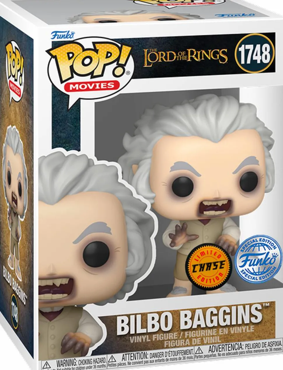 The Lord of the Rings - Bilbo Baggins Mystery Box (Includes Bilbo & 3 Exclusive Pop! Vinyl Figures)