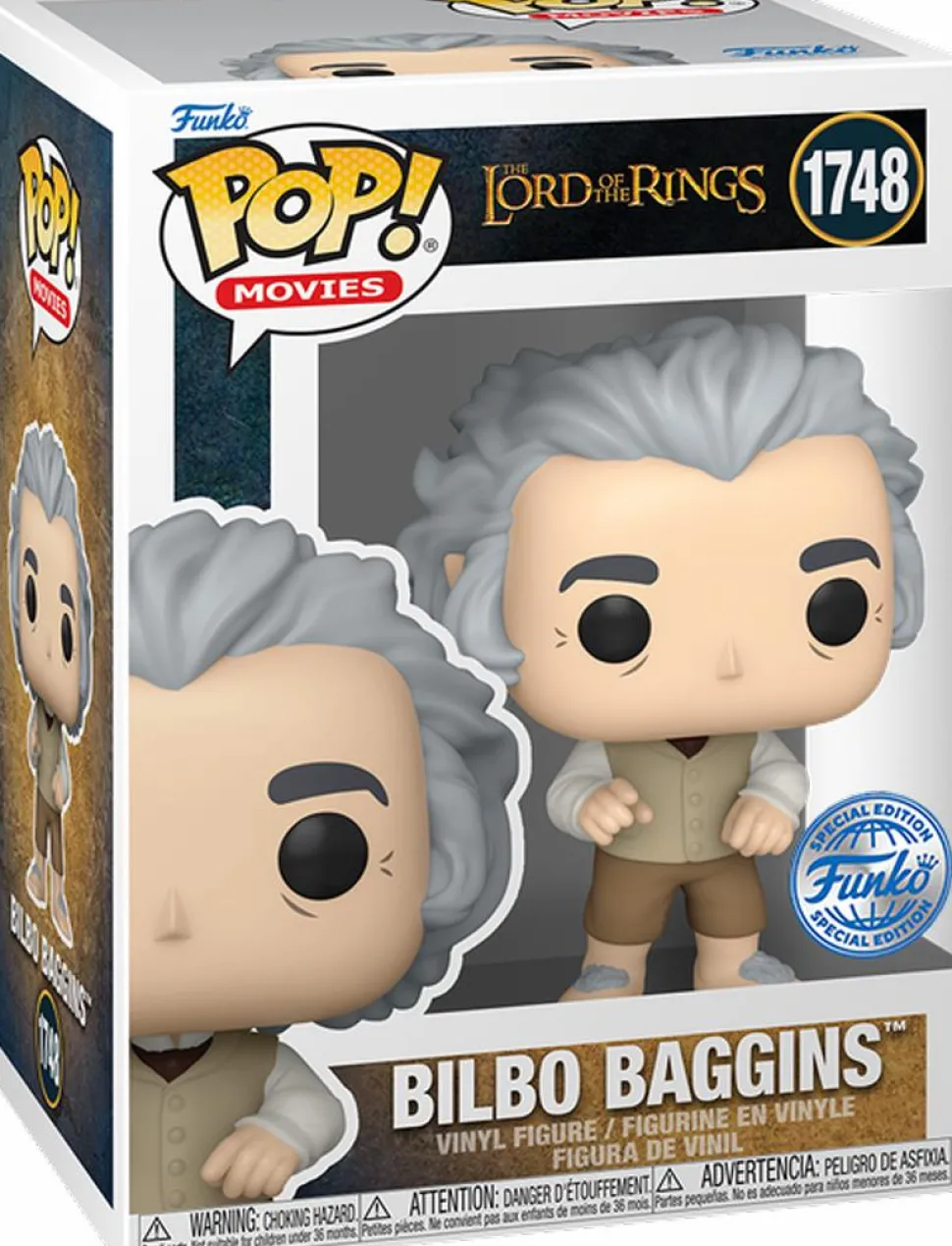 The Lord of the Rings - Bilbo Baggins Pop! Vinyl Figure (Popcultcha Exclusive)