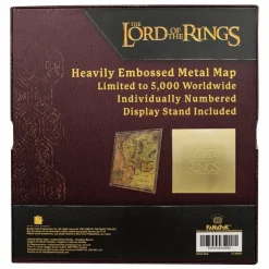 The Lord of the Rings - Map of Middle-Earth Heavily Embossed Metal Map