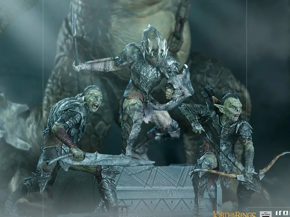 The Lord of the Rings - Moria Orc Armoured 1/10th Scale Statue