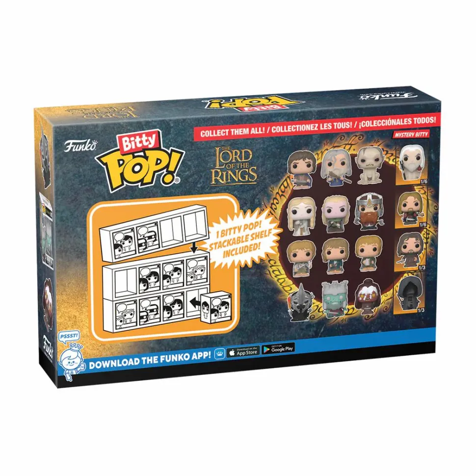The Lord of the Rings - Samwise, Pippin, Merry Brandybuck & Mystery Bitty Pop! Vinyl Figure 4-Pack