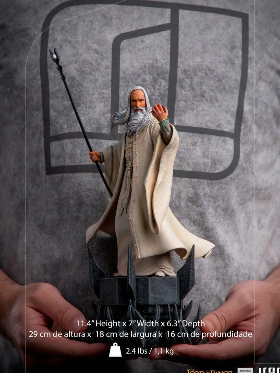 The Lord of the Rings - Saruman 1/10th Scale Statue