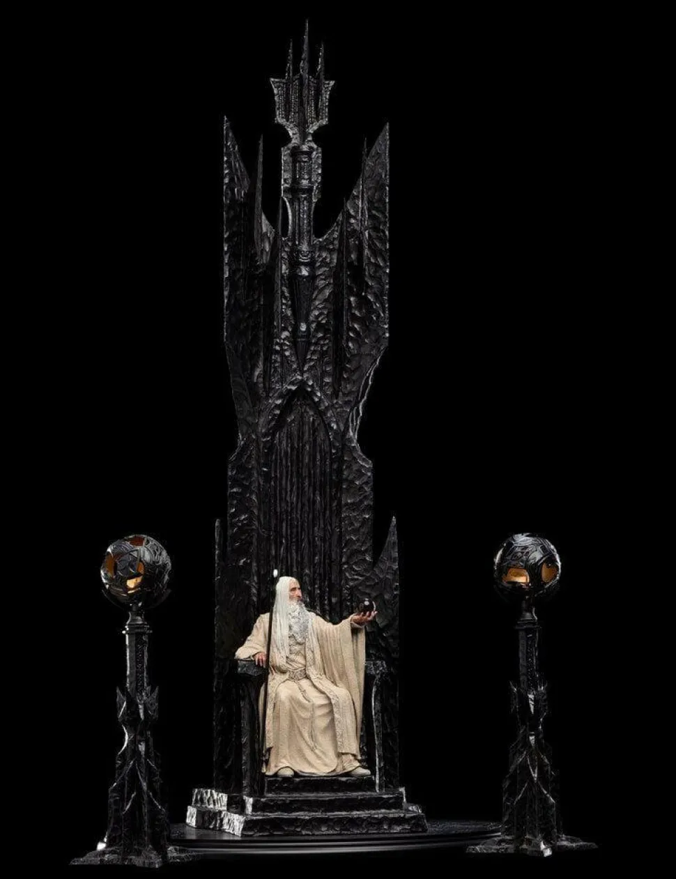 The Lord of the Rings - Saruman the White on Throne 1/6th Scale Statue