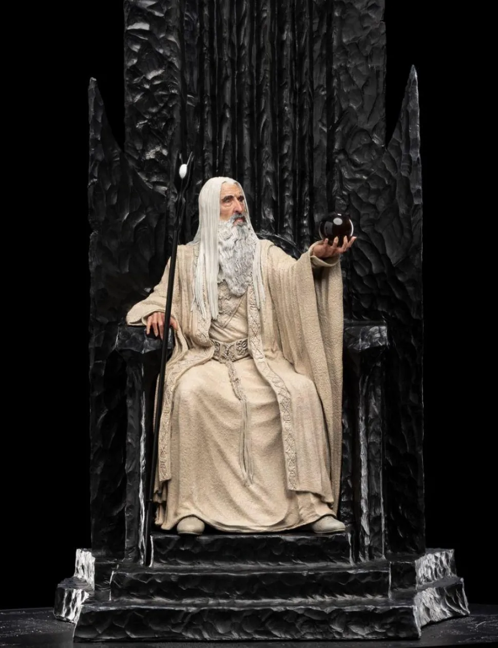 The Lord of the Rings - Saruman the White on Throne 1/6th Scale Statue