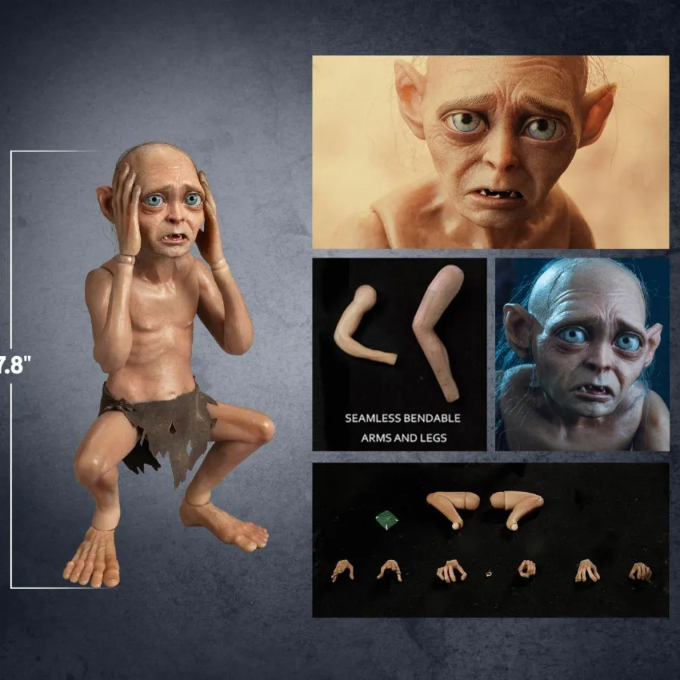 The Lord of the Rings - Sméagol with the One Ring 1/6th Scale Action Figure