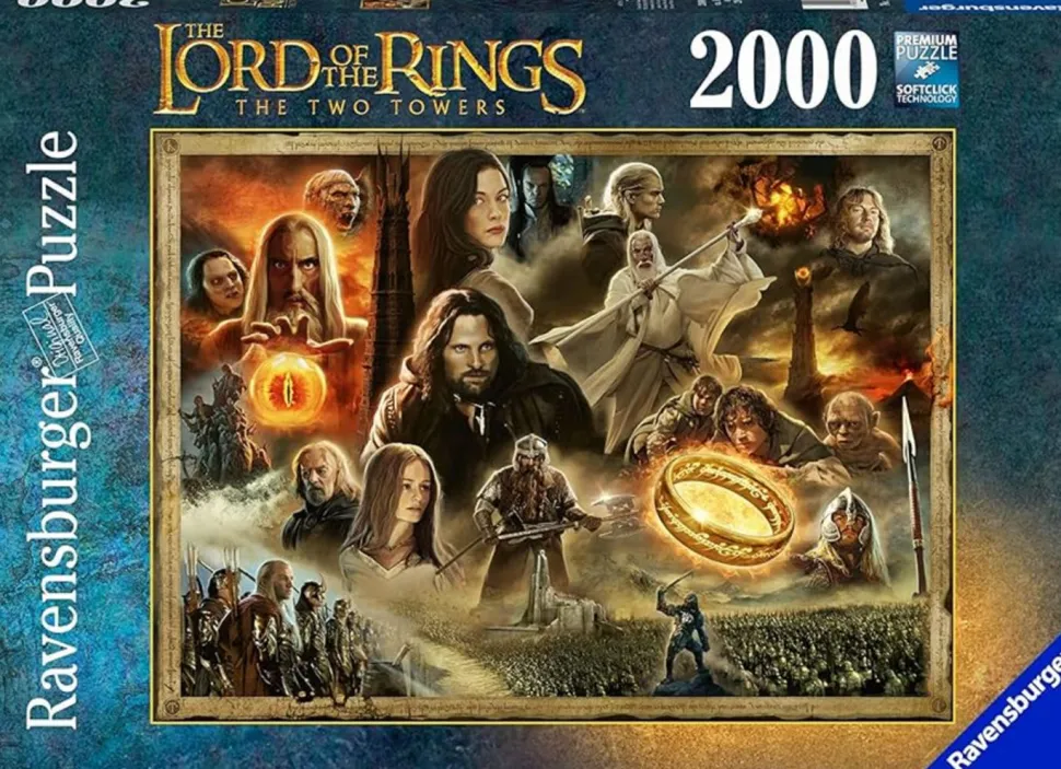 The Lord of the Rings - The Two Towers 2000 Piece Jigsaw Puzzle