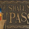 The Lord of the Rings - You Shall Not Pass! Rubber Doormat