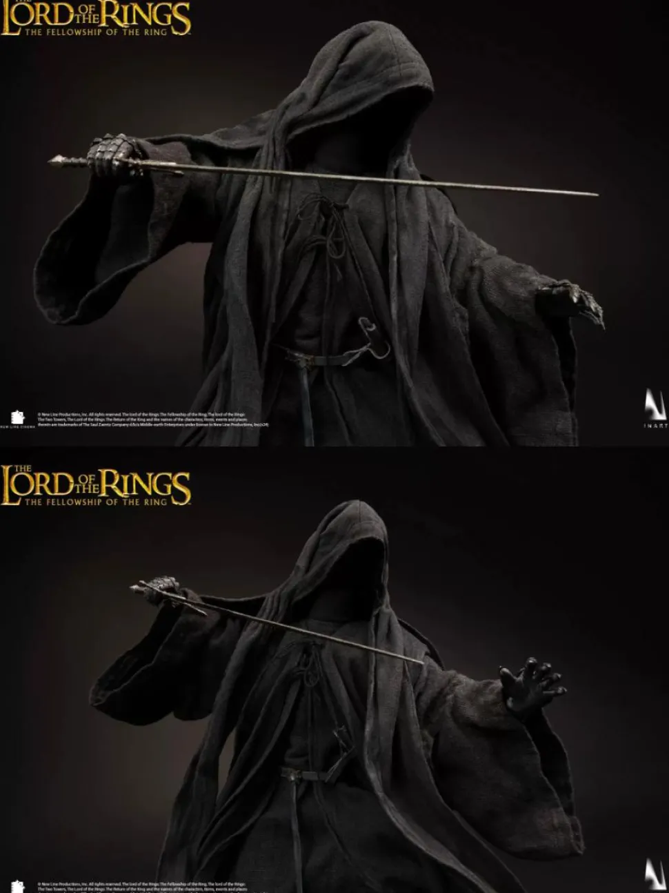 The Lord of the Rings: The Fellowship of the Ring - Nazgul (Ringwraith) Deluxe INART 1/6th Scale Action Figure