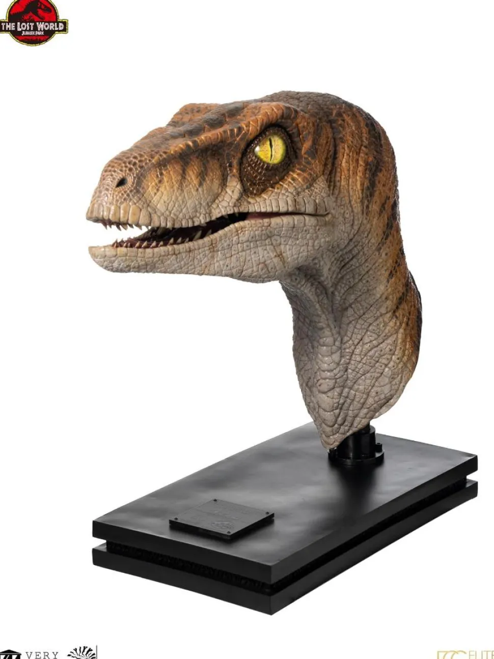 The Lost World: Jurassic Park - Male Velociraptor 1:1 Scale Life-Size Bust