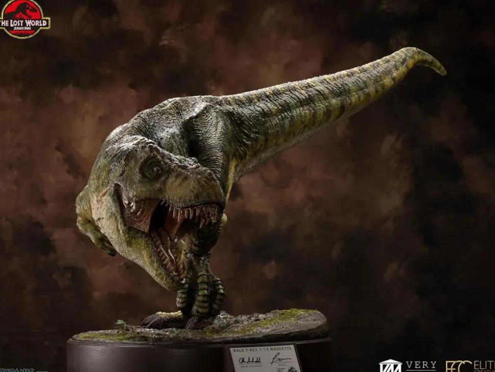 The Lost World: Jurassic Park - Tyrannosaur Buck (Male T-Rex) 1/12th Scale Maquette Statue
