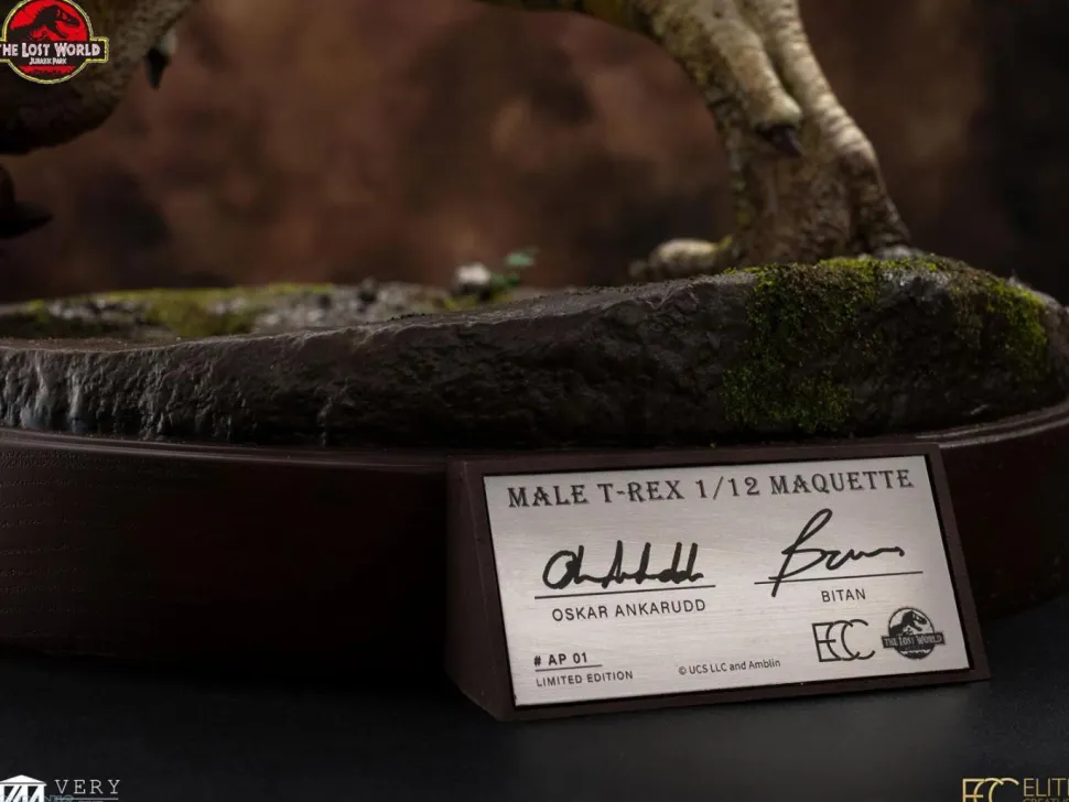 The Lost World: Jurassic Park - Tyrannosaur Buck (Male T-Rex) 1/12th Scale Maquette Statue