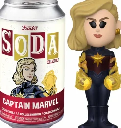 The Marvels (2023) - Captain Marvel Vinyl SODA Figure in Collector Can