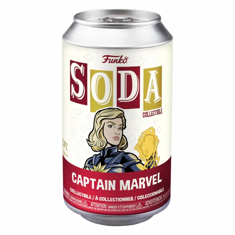 The Marvels (2023) - Captain Marvel Vinyl SODA Figure in Collector Can