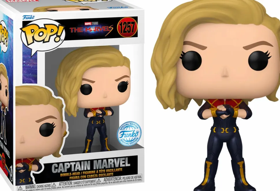 The Marvels (2023) - Captain Marvel Ready to Fight Pop! Vinyl Figure
