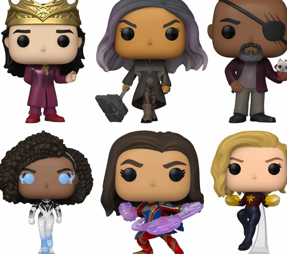 The Marvels (2023) - Higher, Further, Faster Pop! Vinyl Bundle (Set of 6)