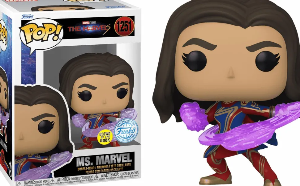 The Marvels (2023) - Ms. Marvel Pop! Vinyl Figure Bundle (Set of 3) (Popcultcha Exclusive)