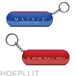 The Matrix Resurrections - Red and Blue Pill 3D Resin Keychain