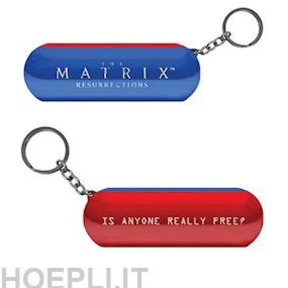 The Matrix Resurrections - Red and Blue Pill 3D Resin Keychain