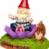 The Meditating Gnome-aste 9” Garden Gnome Statue