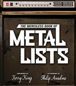 The Merciless Book of Metal Lists by Abrams & Jenkins Paperback Book