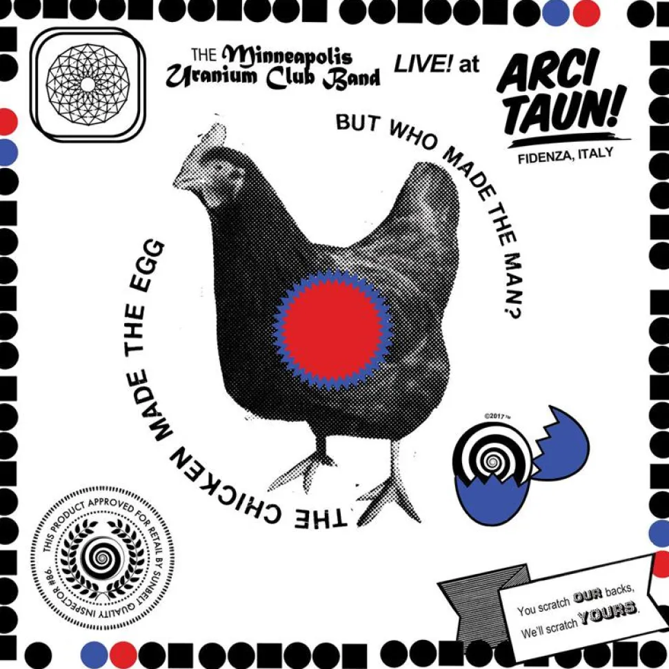 The Minneapolis Uranium Club Band - Live! At Arci Taun! LP Vinyl Record (Red, White & Green Coloured Vinyl)