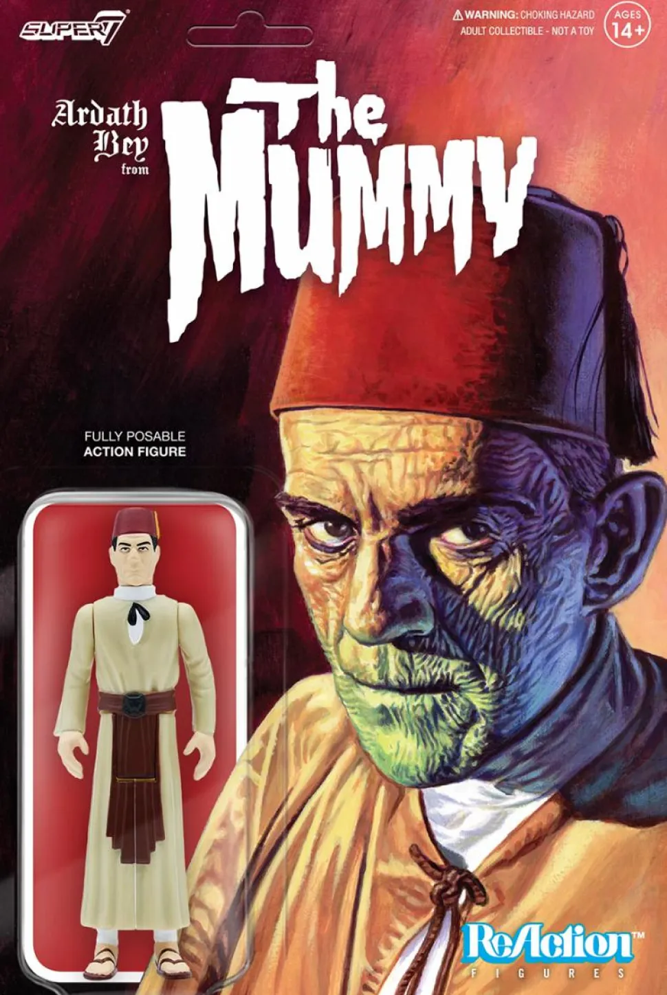 The Mummy (1933) - Ardeth Bey ReAction 3.75” Action Figure
