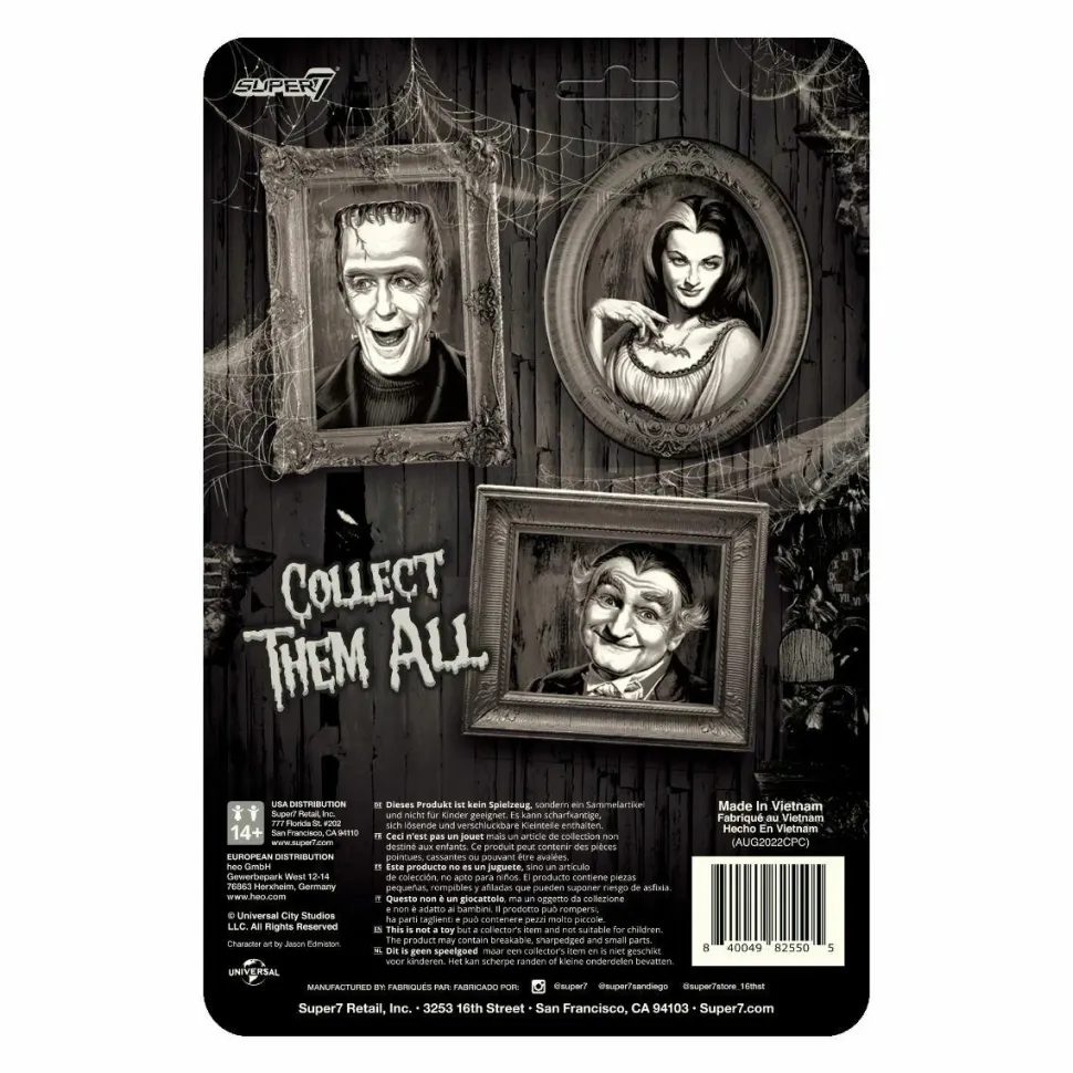 The Munsters - Lily Munster Grayscale ReAction 3.75” Action Figure