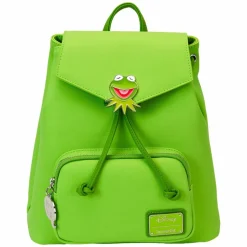 The Muppets - Kermit the Frog 11" Faux Leather Mini Backpack