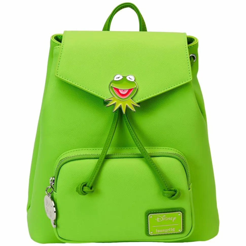 The Muppets - Kermit the Frog 11" Faux Leather Mini Backpack