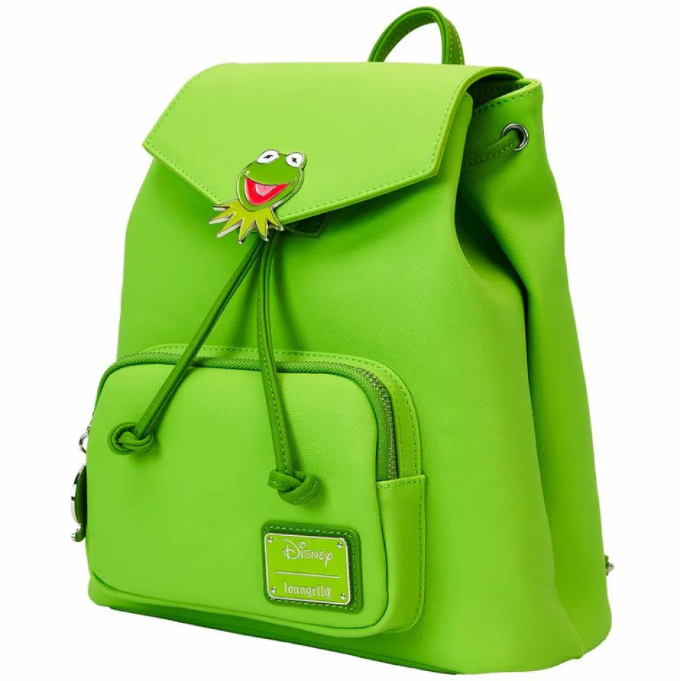 The Muppets - Kermit the Frog 11" Faux Leather Mini Backpack